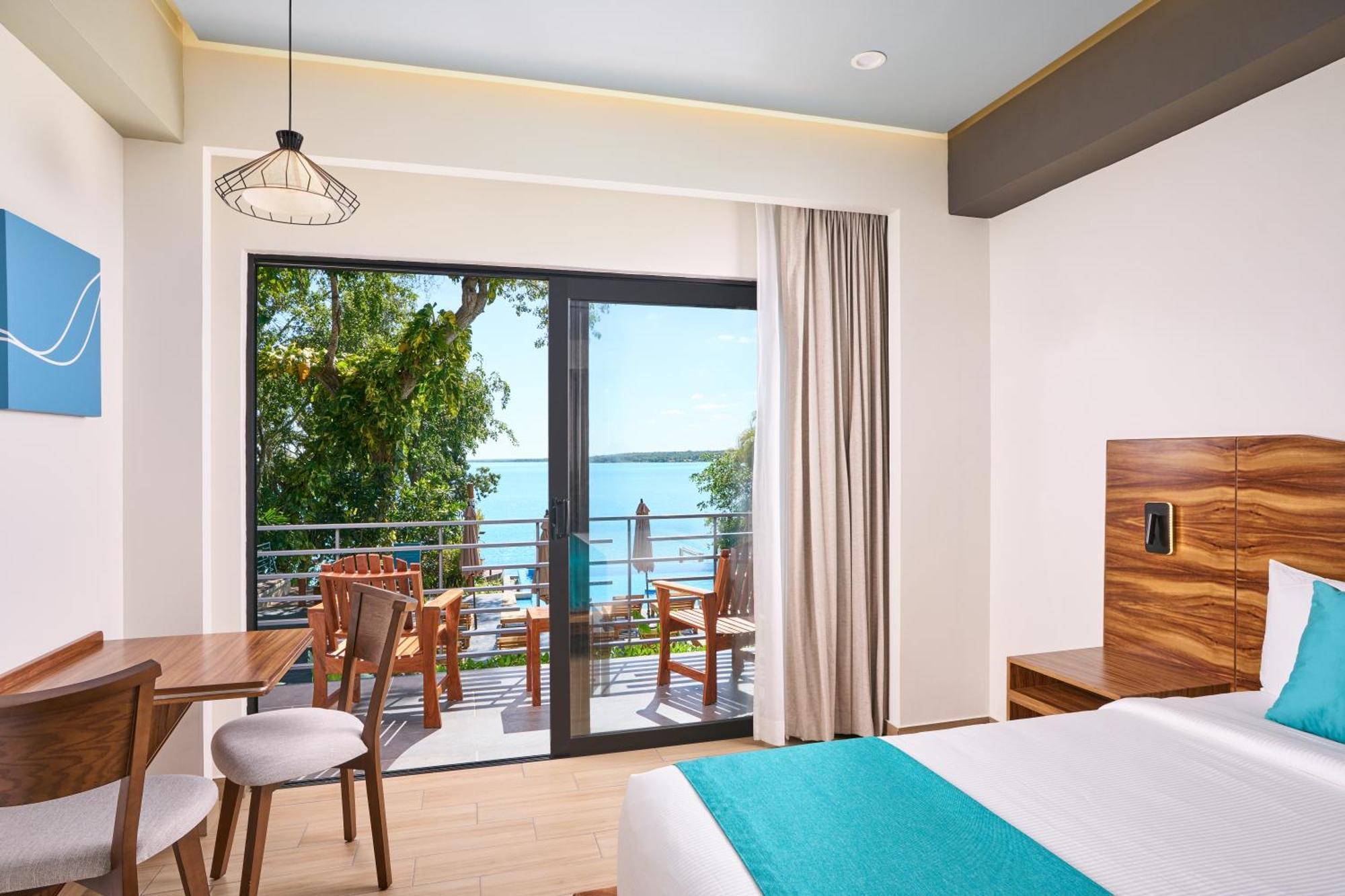 Cristalino Lagoon Front Hotel, Restaurant & Spa Bacalar Exterior foto